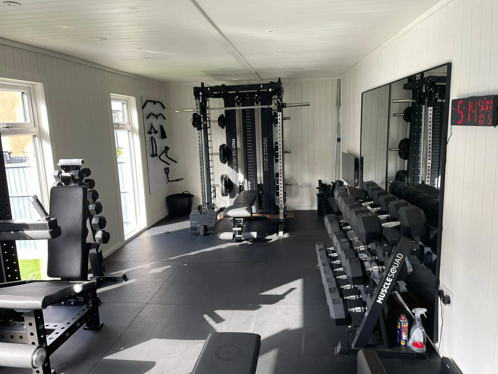Free weights and resistance equipment